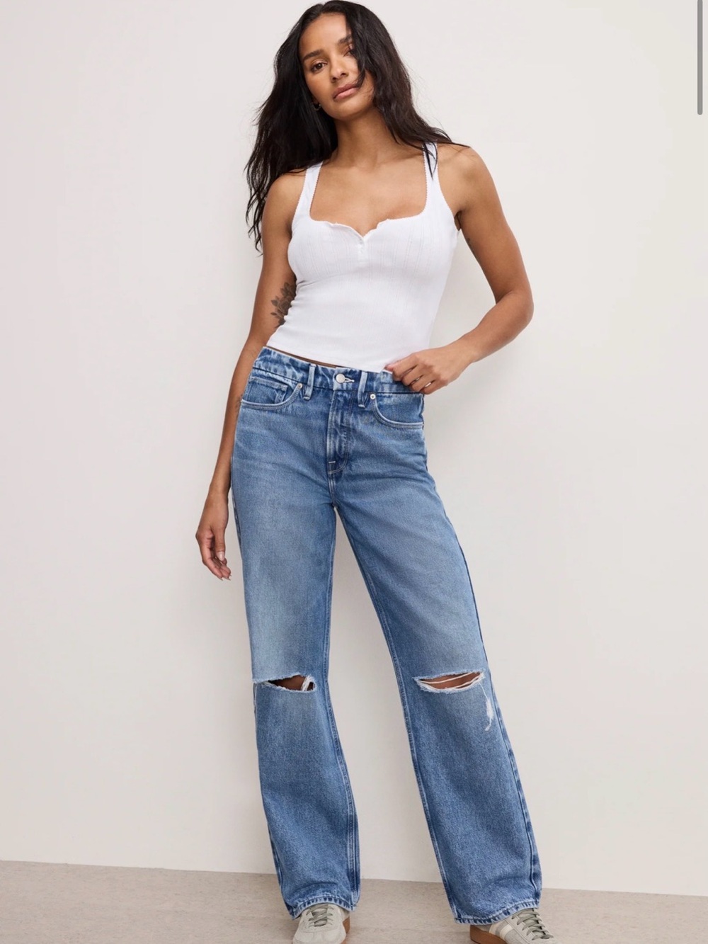 Good 90’ relaxed jeans Distressed Jeans size 12/31